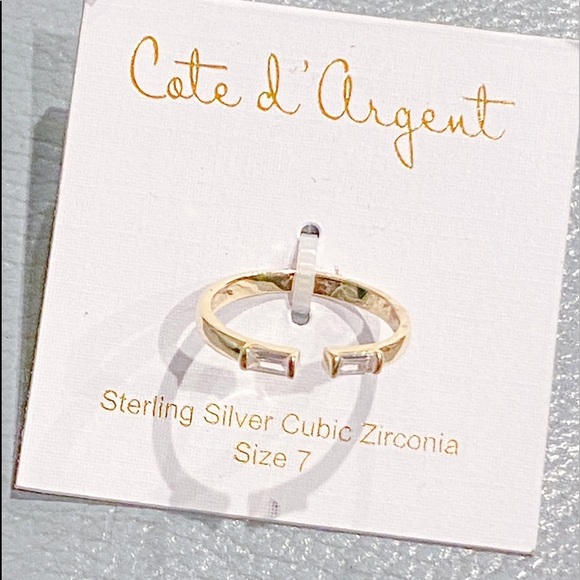 Cote D Argent GP 925 CZ Ring - Picture 3 of 3